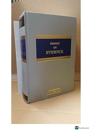 Phipson On Evidence 16th Ed With Supplement