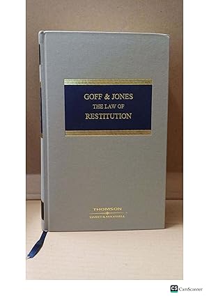 Goff And Jones The Law Of Restitution 6th Ed The Common Law Library