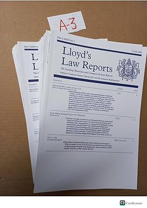 Lloyd's Law Reports 2023 Multiple Parts