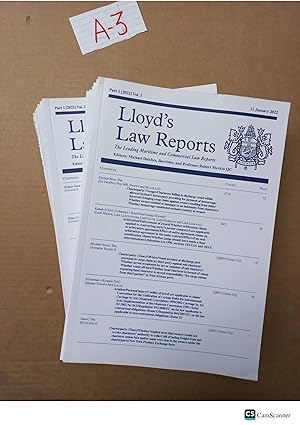 Lloyd's Law Reports 2022 Multiple Parts