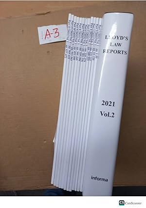 Lloyd's Law Reports 2021 Vol With 1-12 Parts
