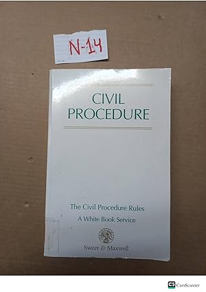 Civil Procedure 1998 The White Book Service
