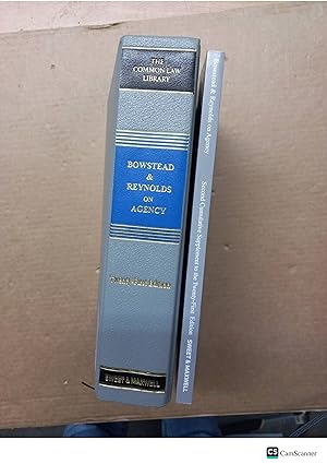 Bowstead And Reynolds On Agency 21st Ed with Supplement The Common Law Library...