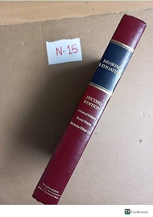 Banking Litigation 2nd Ed By David Warne And Nicholas Elliott Sweet And Maxwell