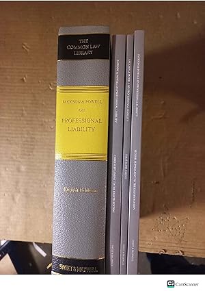 Jackson And Powell On Professional Liability 8th Ed With Supplements Sweet