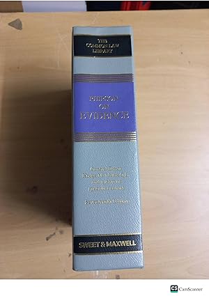 Phipson On Evidence 17th Ed By Hodge M. Melsk Sweet And Maxwell The Common Law...