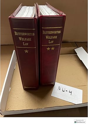 Butterworths Welfare Law Looseleafs Volume 1 And 2 By Tottel Publishing