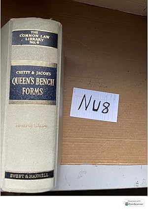 Chitty And Jacob's Queen's Bench Forms 20th Ed Sweet And Maxwell The...