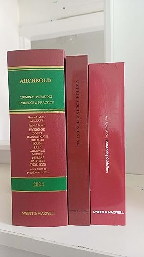 Archbold Criminal Pleading Evidence And Practice 2024 With Supplement And Sentencing...