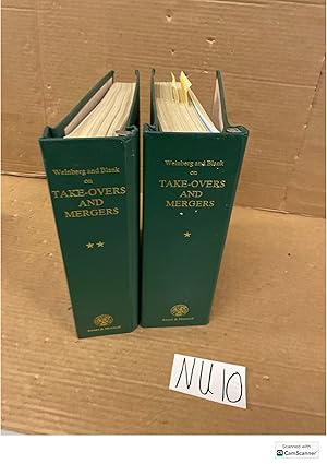 Take - Overs And Mergers Looseleafs Volume 1 And 2 By Weinberg And Blank Sweet...