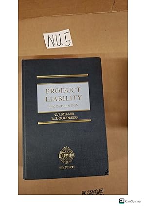 Product Liability 2nd Ed By J. Miller And S. Goldberg