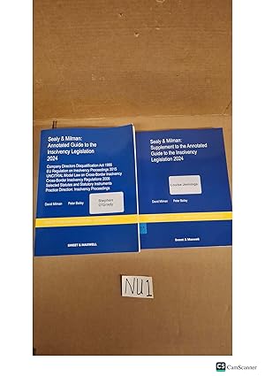 Sealy And Milman: Annotated Guide To The Insolvency Legislation 2024 27th Ed... Used - Softcover