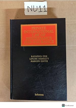 Private International Law Of Reinsurance And Insurance By Raymond Cox And Louise...