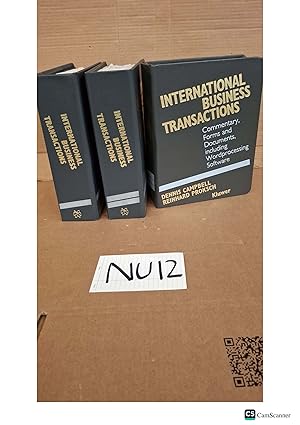 International Business Transactions Looseleafs Set Of 3 Volumes By Dennis Campbell...