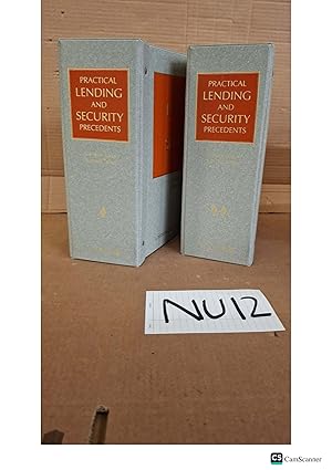 Practical Lending And Security Precedents Looseleafs Volume 1 And 2 By Richard...