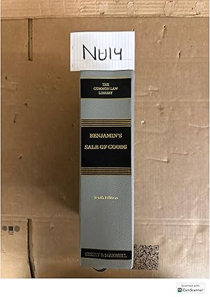 Benjamin's Sals of Goods 10th ed the Common Law Library Sweet and Maxwell
