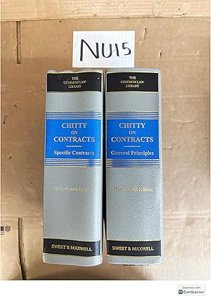 Chitty on Contracts 34th ed volume 1 and 2 General Principles and Specific Contracts...
